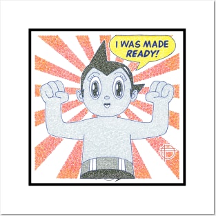 Astro Boy - I Was Made Ready! Circle Design Posters and Art